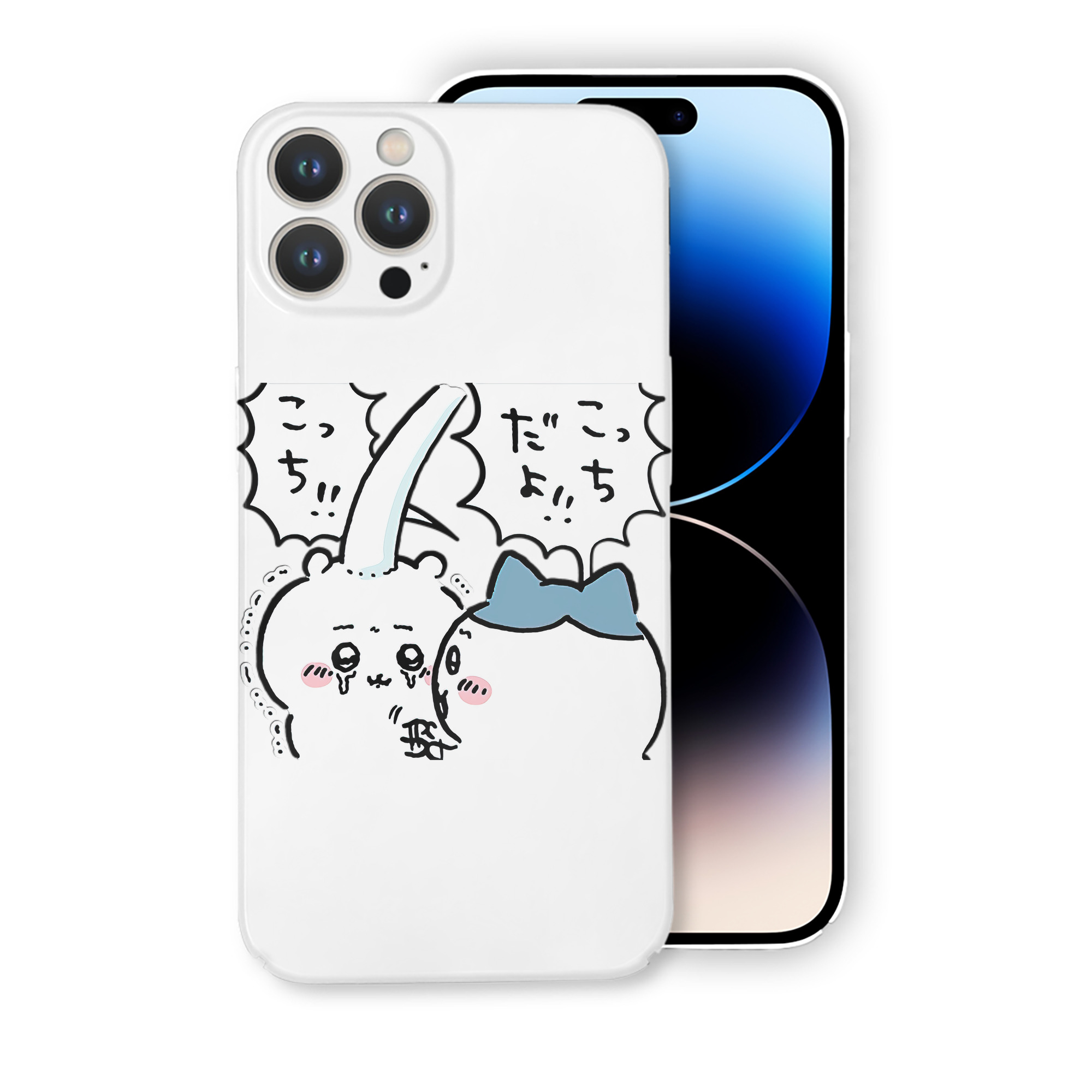 （画像用） ちいかわ ハチワレ Chii-kawa hachiware 【iPhone 14シリーズ対応】ハードケース